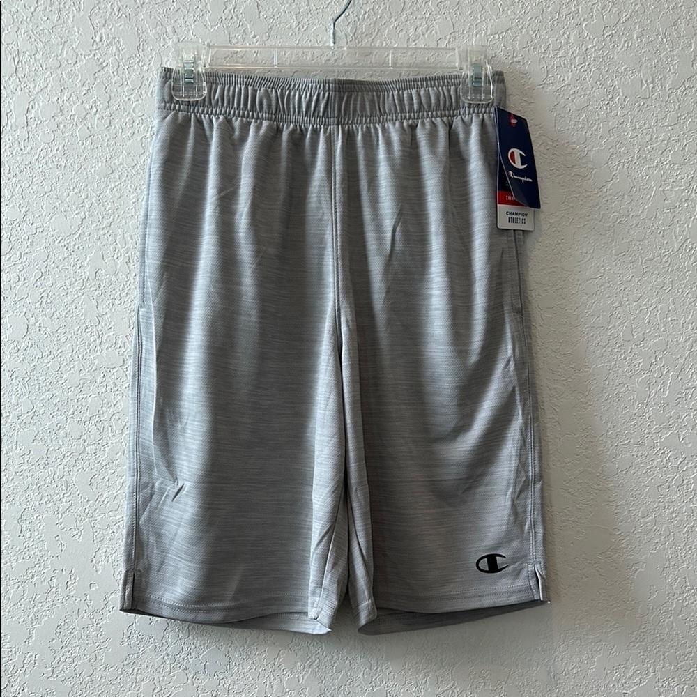 Champion Gray Athletic Shorts with Elastic Waistband